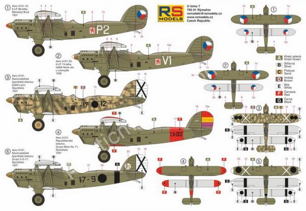 1/72 RS models 92260 Aero A-101