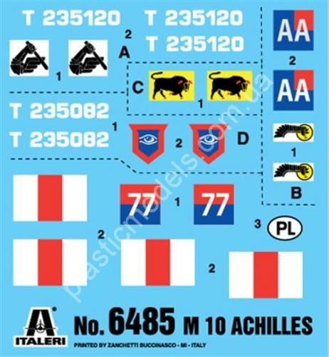 1/35 ITALERI 6485 M10 Achilles Tank Destroyer