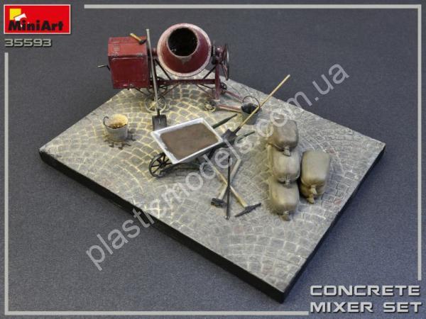 1/35 MiniArt 35593 Concrete Mixer Set