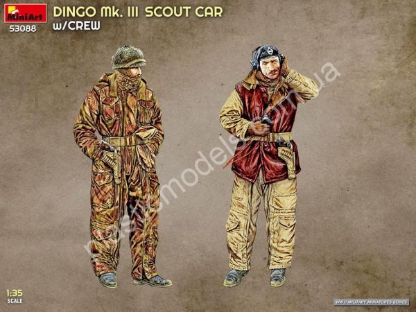 1/35 MiniArt 53088 Dingo Mk. III Scout Car with Crew