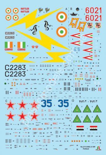 1/48 Italeri 2715 Mig-21 MF Fishbed