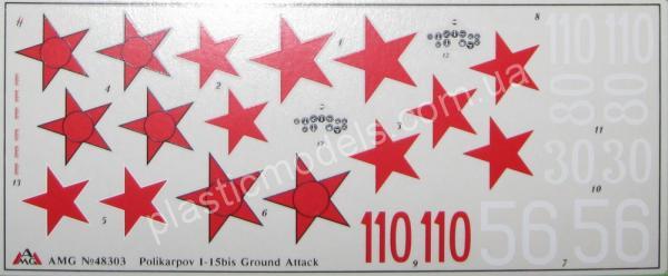 1/48 AMG 48303 Polikarpov I-15 bis ground attack aircraft