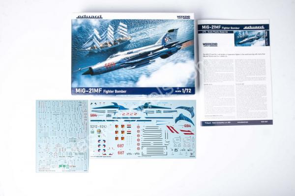 1/72 Eduard 7458 MiG-21MF Fighter Bomber