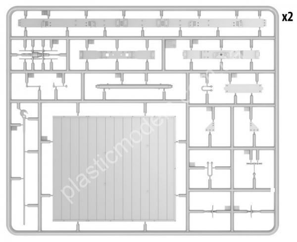 1/35 MiniArt 39004 Railway non-brake Flatbed 16,5 t