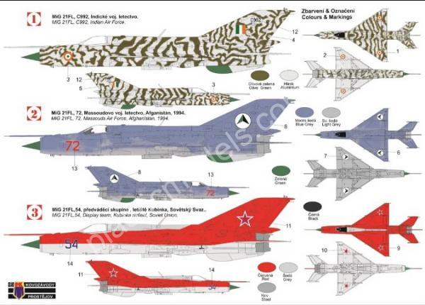 1/72 Kovozavody Prostejov 0367 MiG-21FL
