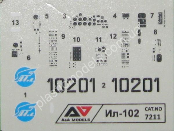 1/72 A&A models 7211 IL-102 Experimental ground-attack aircraft