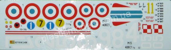 1/72 RS models 92118 Morane Saulnier MS.406 France 1940