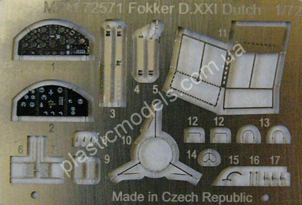 1/72 MPM 72571 Fokker D.XXI 'Dutch Patrol'