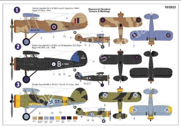 1/72 AZ model 7868 Gauntlet Mk.II “Special Markings”