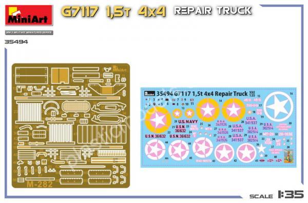 1/35 MiniArt 35494 G7117 1.5t 4×4 RepaiTruckr