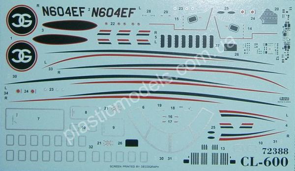 1/72 A-model 72388 Challenger CL-600