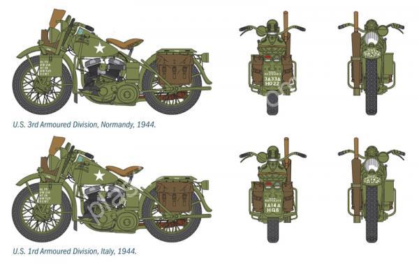 1/35 Italeri 322 U.S. motorcycles