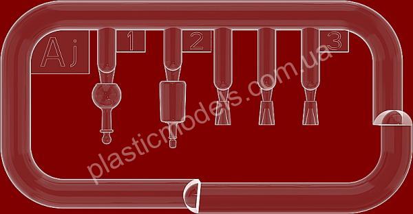 Household crockery ang glass set 1/35 MiniArt 35559