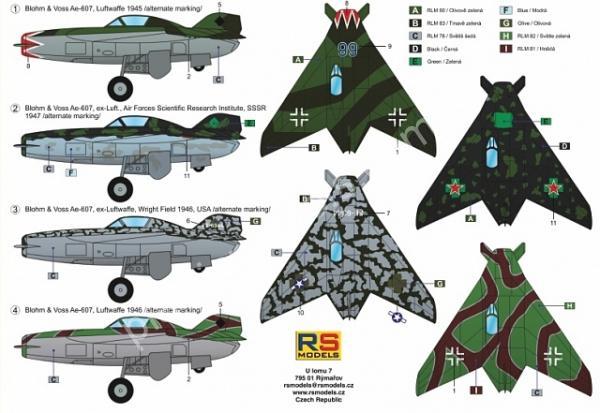 1/72 RS models 92087 Blohm and Voss Ae 607