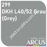 ARCUS 299 фарба сіра DKH L40/52 Grau (Grey)