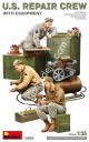 US Repair Crew with Equipment (3 Figures) 1/35 MiniArt 53004