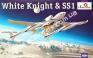 1/72 A-model 72201 White Knight & Space Ship One (SS1)