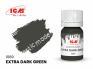 ICM акриловая краска 1069 насыщенный темно-зеленый