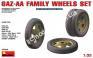 1/35 MiniArt 35099 GAZ-AA family Wheels set