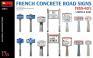 1/35 MiniArt 35674 French Concrete Road Signs 1930-40's North & East