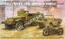 1/72 Academy 13408 U.S. M3 Half Track, 1/4 Ton Amphibian ehicle & Motorbike