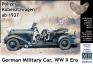 1/35 Master Box 35101 Polizei-Kübelsitzwagen ab 1937 German military car WWII era
