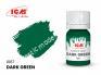 ICM акриловая краска 1067 темно-зеленый