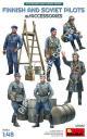 1/48 MiniArt 49022 Finnish And Soviet Pilots w/ Accessories