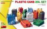 1/24 MiniArt 24013 Plastic Cans 20L Set