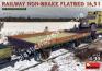 1/35 MiniArt 39004 Railway non-brake Flatbed 16,5 t