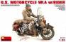 1/35 MiniArt 35172 U.S. Motorcycle WLA w/rider
