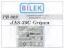 1/72 Bilek PB 009  Photo etched JAS-39 C