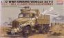 1/72 Academy 13402 U.S. 2 1/2 Ton 6x6 Cargo Truck & Accessories