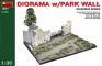 1/35 MiniAtrt 36051 Диорама с парковой стеной.