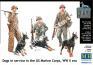 1/35 Master Box 35155 Dogs in service in the US Marine Corps, WW II era