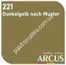 ARCUS 221 фарба жовта Dunkelgelb nach Muster