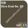 ARCUS 518 фарба оливково-сіра Olive Drab No. 319