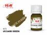ICM акриловая краска 1072 американский темно-зеленый