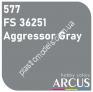 ARCUS 577 фарба сіра FS 36251 Aggressor Gray