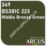 ARCUS 349 фарба зелена BS381C 223 Middle Bronze Green