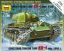 1/100 Zvezda 6141 Советский тяжёлый танк КВ-1 обр. 1940г.