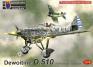 1/72 Kovozavody Prostejov 0185 Dewoitine D.510 British, SSSR, China