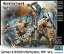 1/35 Master Box 35116 Hand-to-hand fight, German & British infantrymen, WW I era