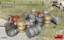 1/35 MiniArt 35597 German 200L Fuel Drum Set