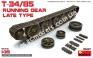 1/35 MiniArt 35227 T-34/85 Running gear late type