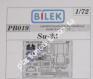 1/72 Bilek pb 019 Photo etched SU-25