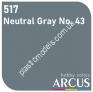 ARCUS 517 фарба сіра Neutral Gray No. 43