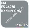 ARCUS 581 фарба сіра FS 36270 Medium Gray