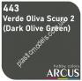 ARCUS 443 фарба сіра Verde Oliva Scuro 2 (Dark Olive Green)